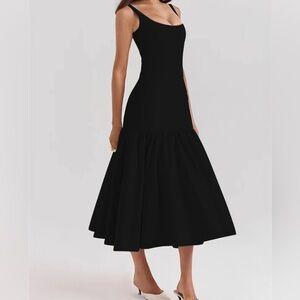 NWT Commense Ruffle Long Cami Sundress